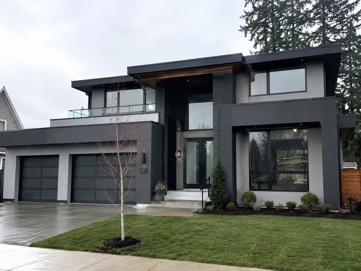 Modern exterior repaint — Forest Acres